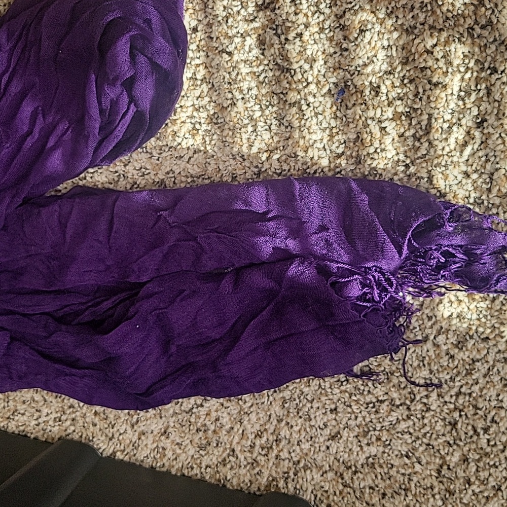 Purple scarf